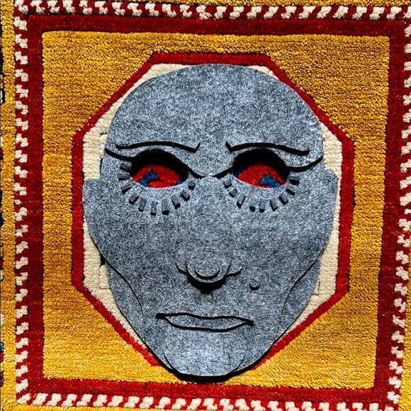 Curated Mexican FolkArt Collection – Oaxacan Amarillo, Balero & Unique Felt Mask - Picture 12 of 17